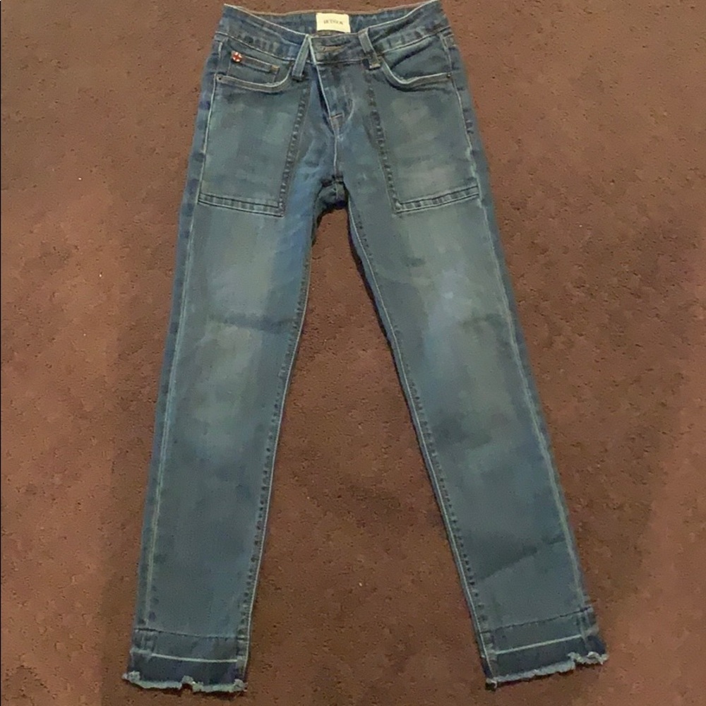 Hudson Girls Skinny Jeans Ankle Size 12 Medium